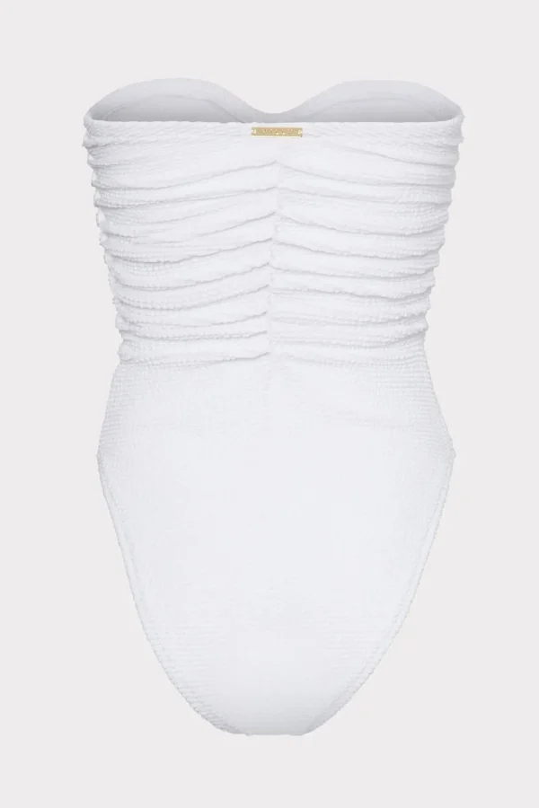 textured_ruched_one_piece_3-2.webp Jumpsuits & Rompers-MILLY Textured Ruched One Piece White