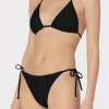 textured_triangle_bikini__1.webp Jumpsuits & Rompers-MILLY Textured Triangle Bikini Top Black