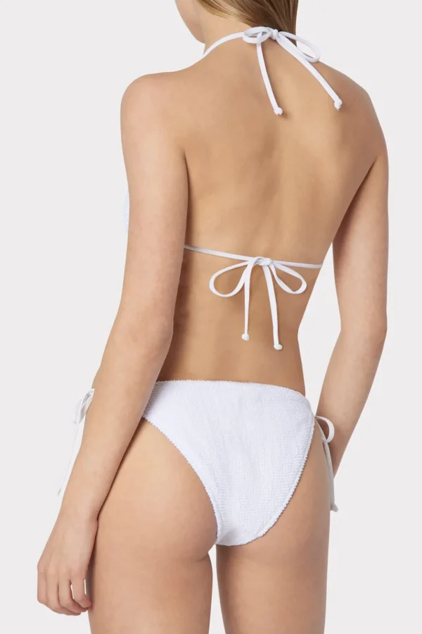 textured_triangle_bikini__2-1.webp Jumpsuits & Rompers-MILLY Textured Triangle Bikini Top White