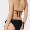 textured_triangle_bikini__2.webp Jumpsuits & Rompers-MILLY Textured Triangle Bikini Top Black
