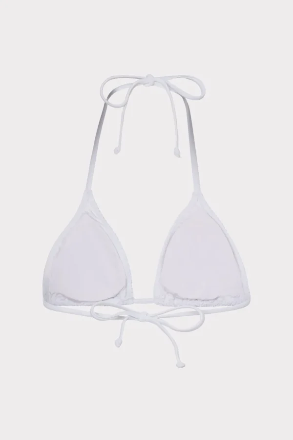 textured_triangle_bikini__3-1.webp Jumpsuits & Rompers-MILLY Textured Triangle Bikini Top White