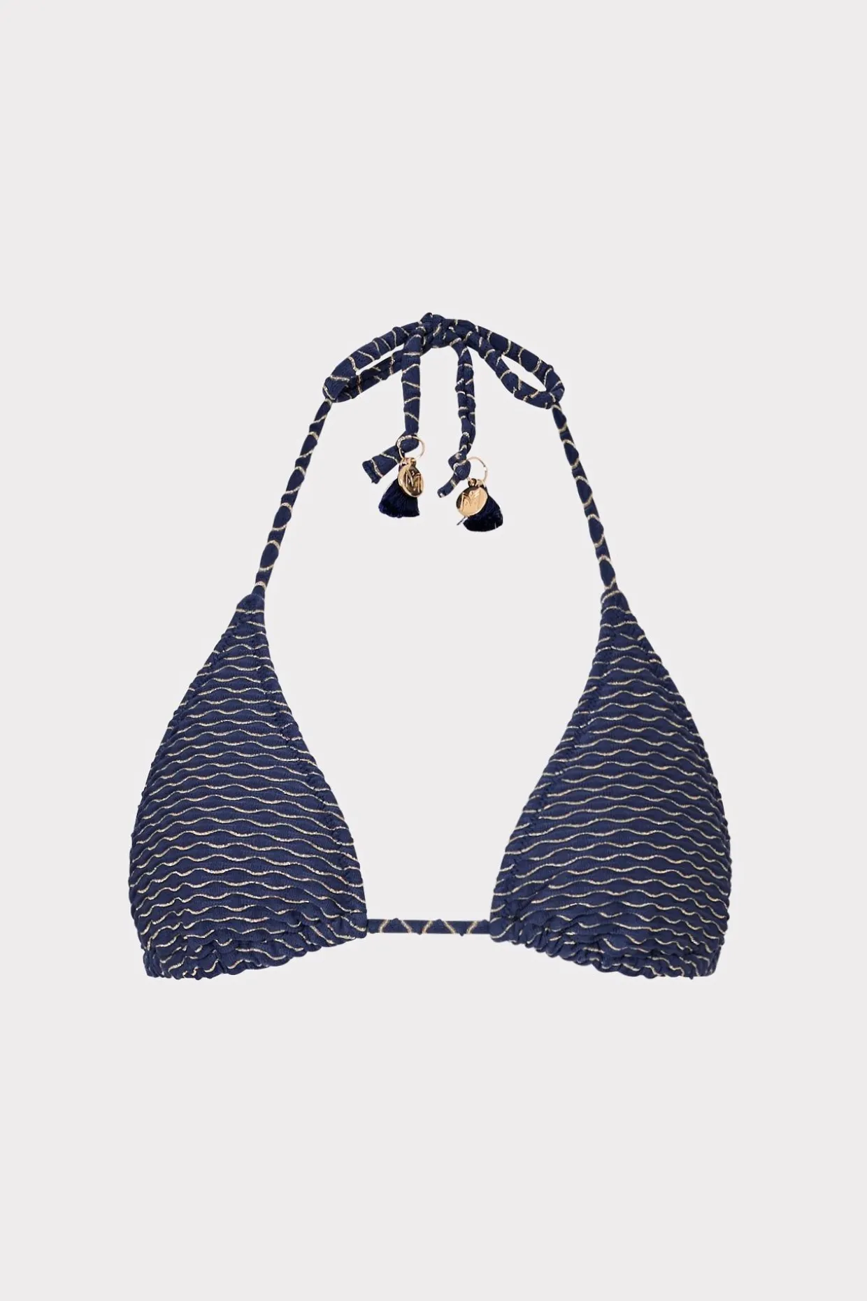 textured_waves_triangle_b_0-2.webp Jumpsuits & Rompers-MILLY Textured Waves Triangle Bikini Top Navy