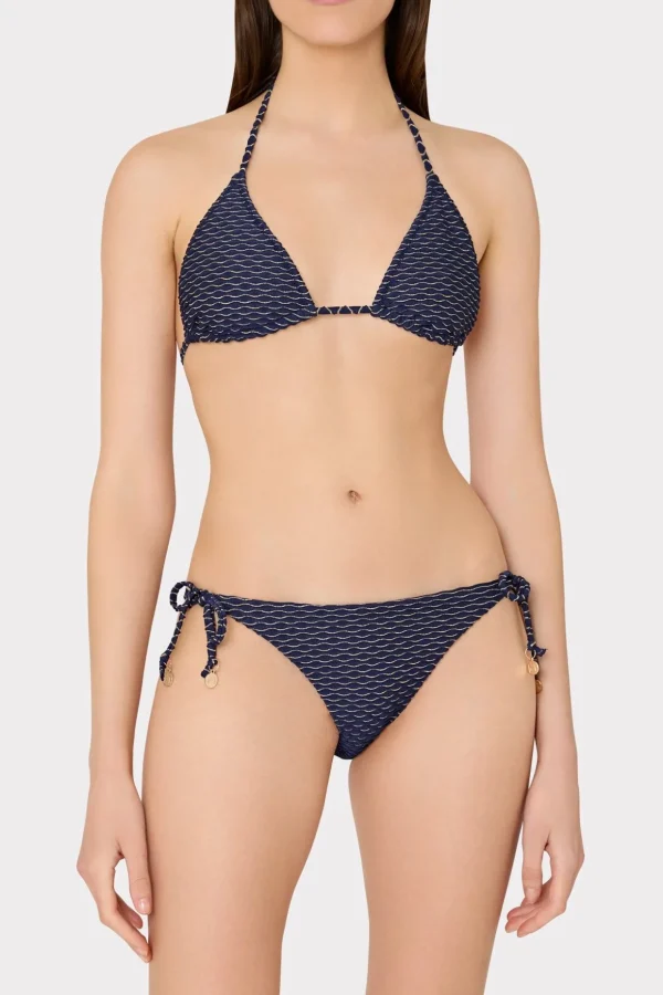 textured_waves_triangle_b_1-2.webp Jumpsuits & Rompers-MILLY Textured Waves Triangle Bikini Top Navy