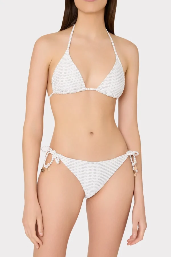 textured_waves_triangle_b_1-3.webp Jumpsuits & Rompers-MILLY Textured Waves Triangle Bikini Top White