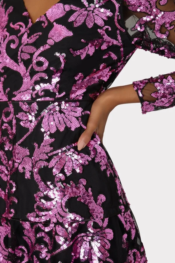 tove_tassel_paisley_sequi_2.webp Pink Dresses-MILLY Tove Tassel Paisley Sequins Dress Pink Multi