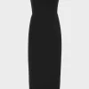 Little Black Dresses-MILLY Traci Cady Dress Black