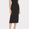 Little Black Dresses-MILLY Traci Cady Dress Black