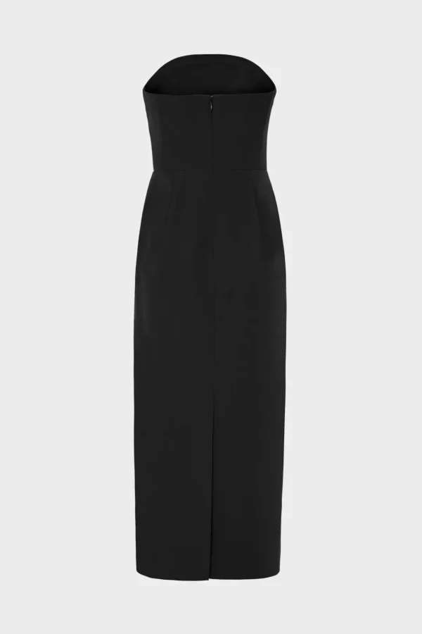 Little Black Dresses-MILLY Traci Cady Dress Black