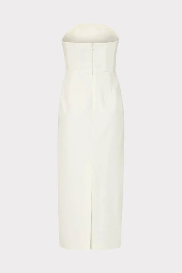 traci_cady_dress_3-4.webp White Dresses-MILLY Traci Cady Dress Ecru