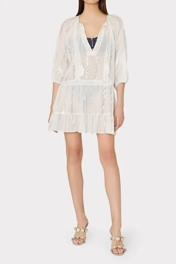 valentine_lurex_stripe_co_1-3.webp Jumpsuits & Rompers-MILLY Valentine Lurex Stripe Coverup Dress White