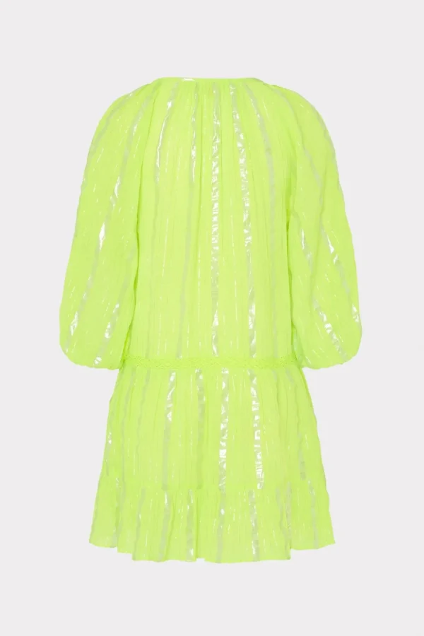 valentine_lurex_stripe_co_3.webp Cover-Ups-MILLY Valentine Lurex Stripe Coverup Dress Neon Yellow
