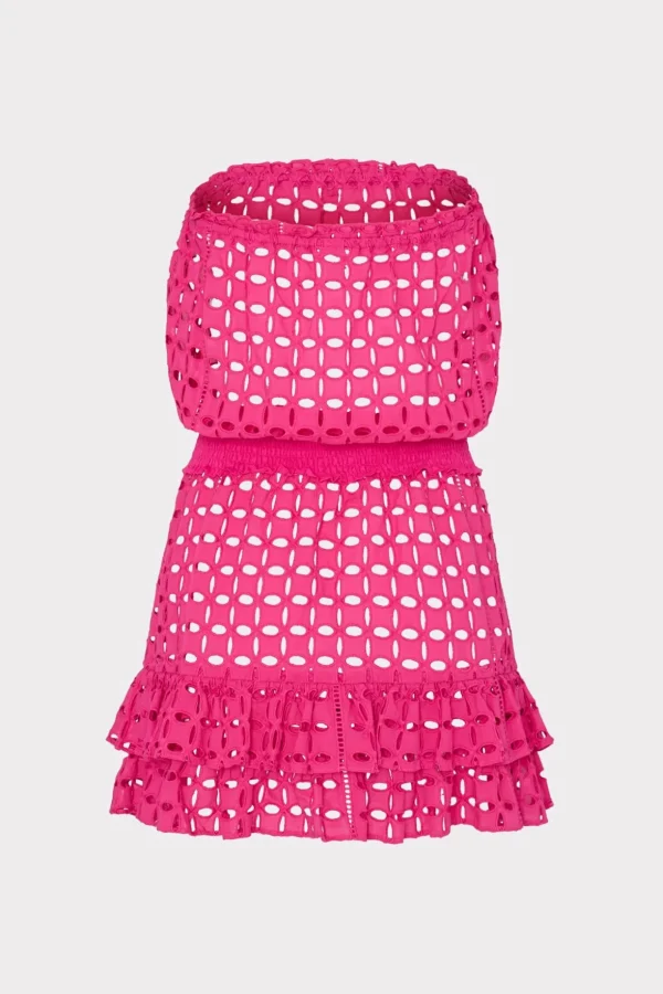 verity_cotton_eyelet_dres_4.webp Jumpsuits & Rompers-MILLY Verity Cotton Eyelet Dress Pink