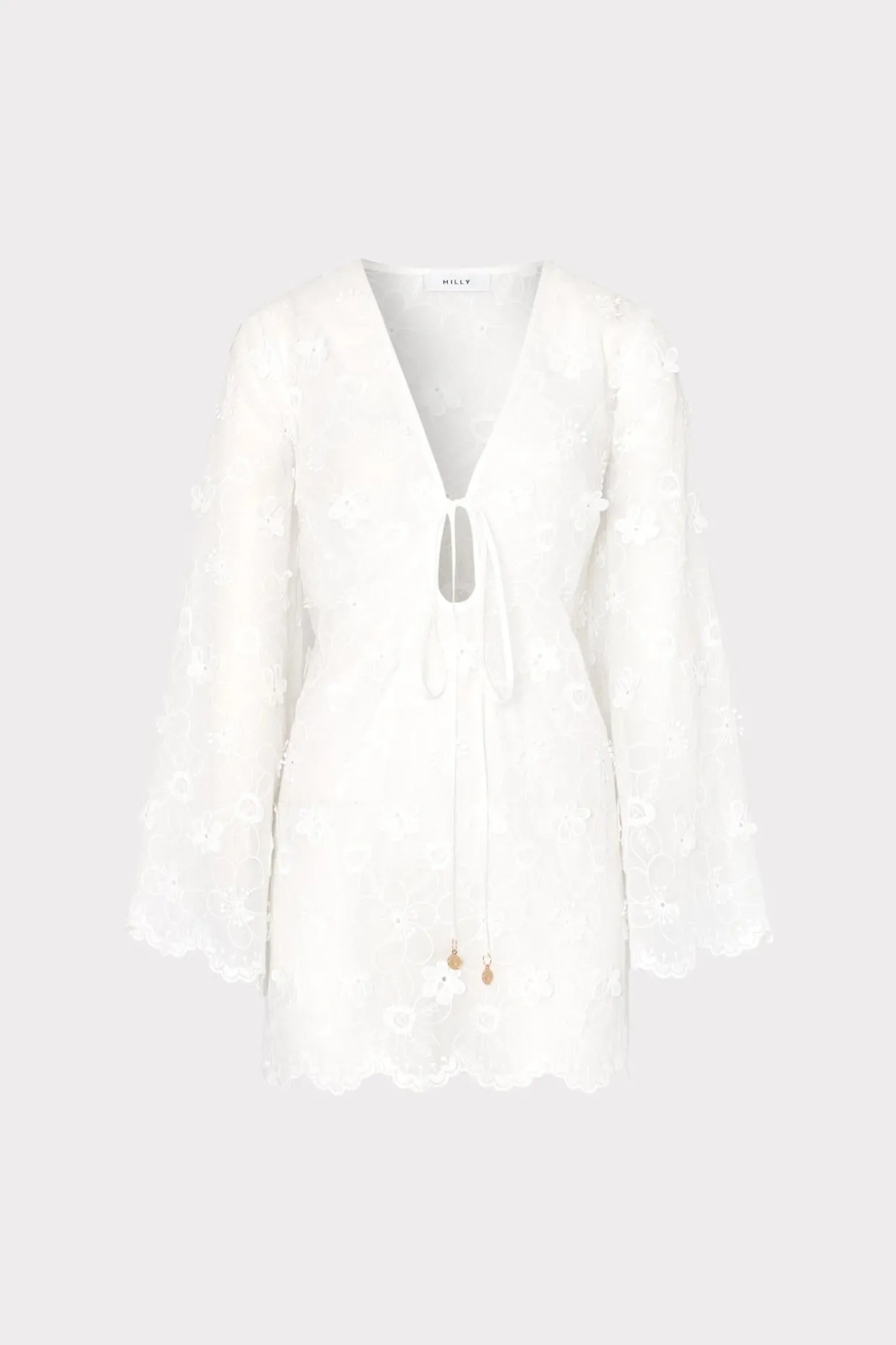 viara_d_floral_embroidery_0-1.webp Jumpsuits & Rompers-MILLY Viara 3D Floral Embroidery Coverup Dress White