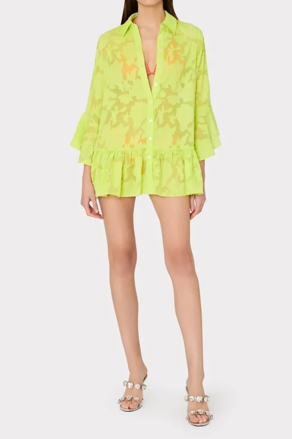 vierra_burnout_coverup_dr_1-2.webp Jumpsuits & Rompers-MILLY Vierra Burnout Coverup Dress Neon Yellow