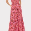 viona_painted_chevron_cot_1-1.webp Jumpsuits & Rompers-MILLY Viona Painted Chevron Cotton Voile Dress Coral Multi