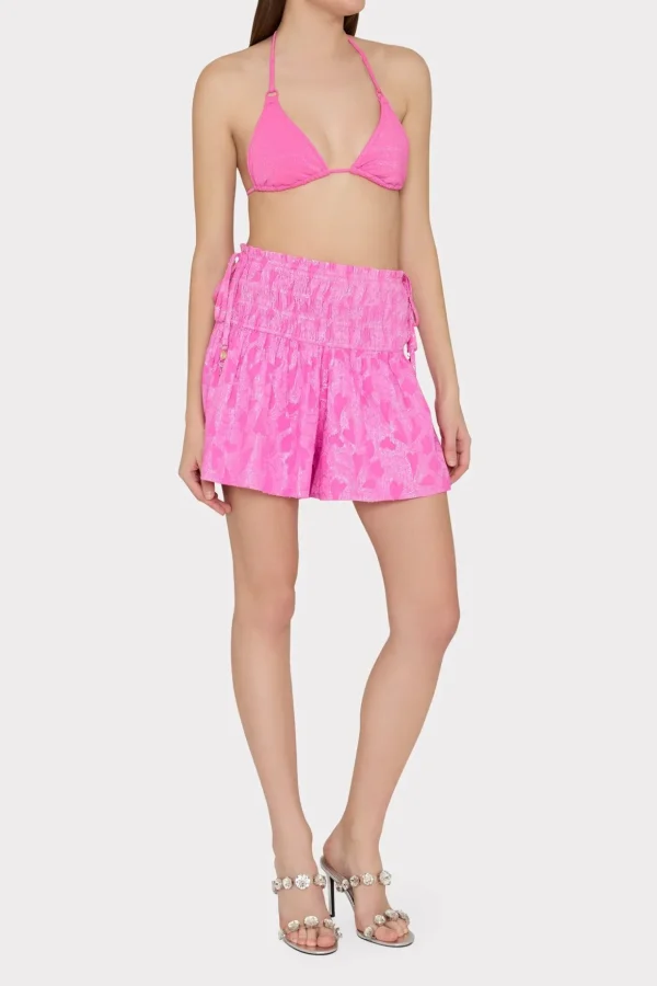 wendy_lurex_jacquard_shor_1-1.webp Jumpsuits & Rompers-MILLY Wendy Lurex Jacquard Shorts Pink