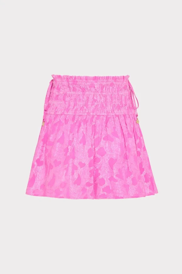 wendy_lurex_jacquard_shor_4-1.webp Jumpsuits & Rompers-MILLY Wendy Lurex Jacquard Shorts Pink