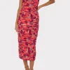 windmill_floral_chiffon_d_1.webp Jumpsuits & Rompers-MILLY Windmill Floral Chiffon Dress Red Multi