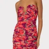 windmill_floral_chiffon_d_2.webp Jumpsuits & Rompers-MILLY Windmill Floral Chiffon Dress Red Multi