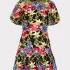 yasmin_floral_embroidery__0.webp Jumpsuits & Rompers-MILLY Yasmin Floral Embroidery Dress Red Multi