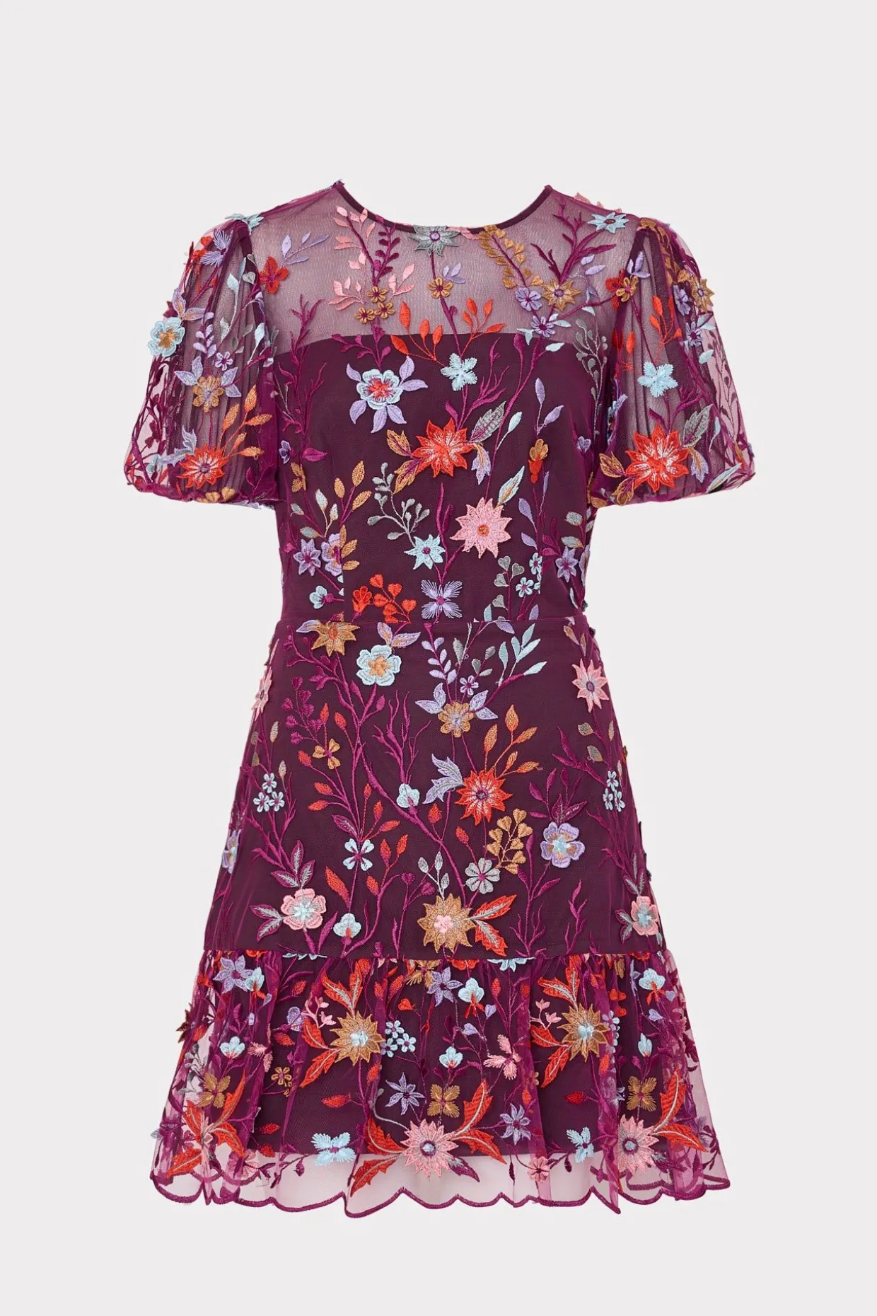 yasmin_tropical_garden_em_0.webp Jumpsuits & Rompers-MILLY Yasmin Tropical Garden Embroidered Dress Multi