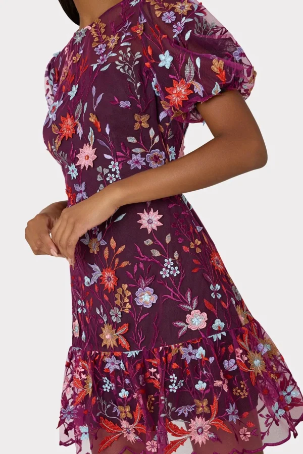 yasmin_tropical_garden_em_2.webp Jumpsuits & Rompers-MILLY Yasmin Tropical Garden Embroidered Dress Multi