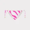 Bikinis-MILLY Zebra Bikini Bottom Milly Pink/Ecru