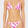 Bikinis-MILLY Zebra Bikini Bottom Milly Pink/Ecru