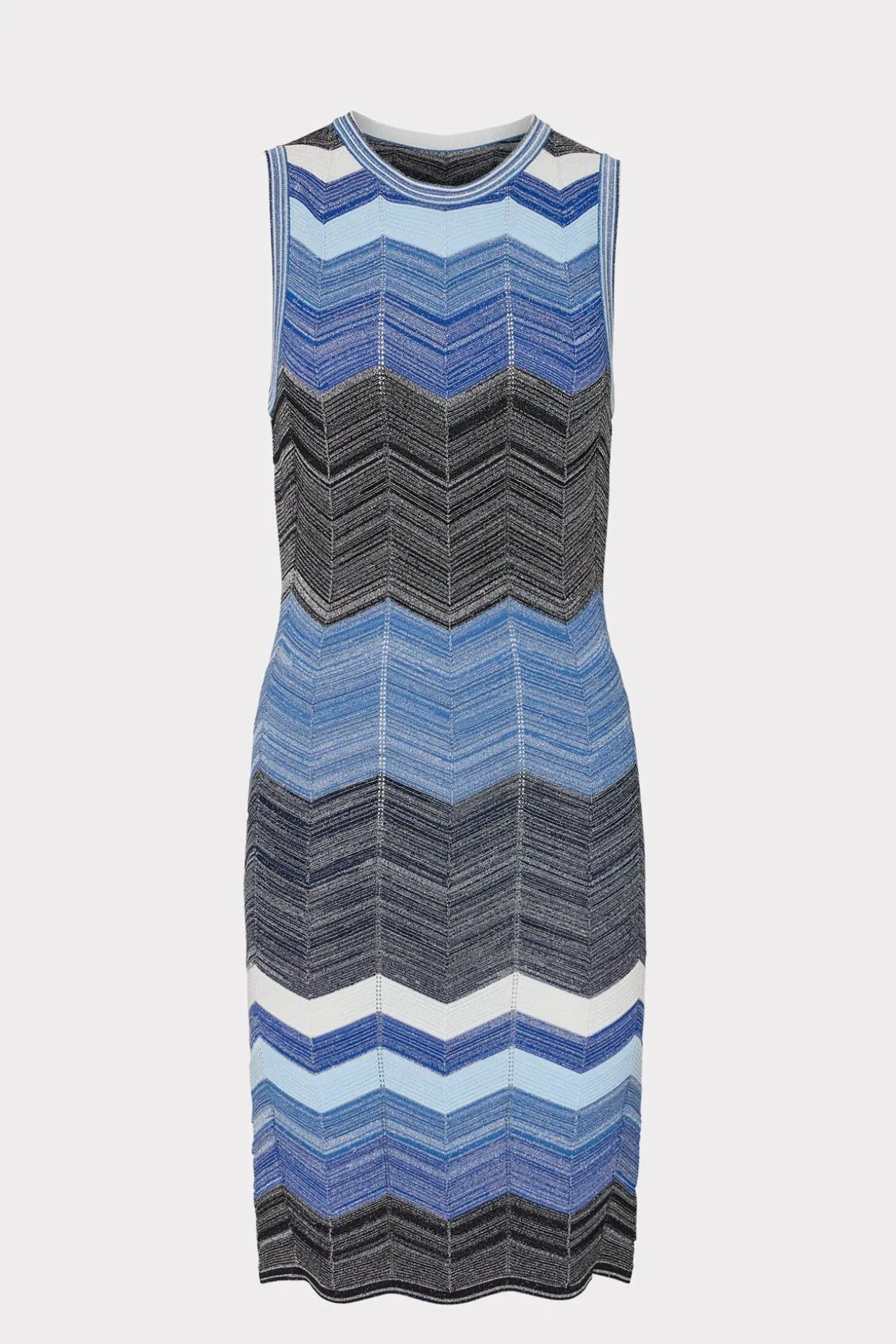 zig_zag_knit_mini_dress_0.webp Jumpsuits & Rompers-MILLY Zig Zag Knit Mini Dress Navy Multi