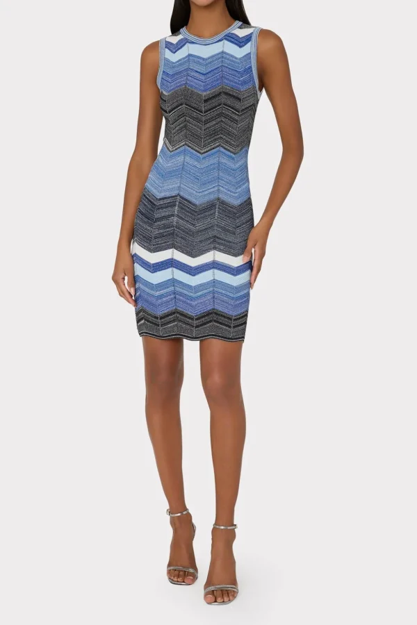 zig_zag_knit_mini_dress_1-2.webp Sweaters & Knits-MILLY Zig Zag Knit Mini Dress Navy Multi